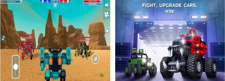 Blocky cars online games apk mod