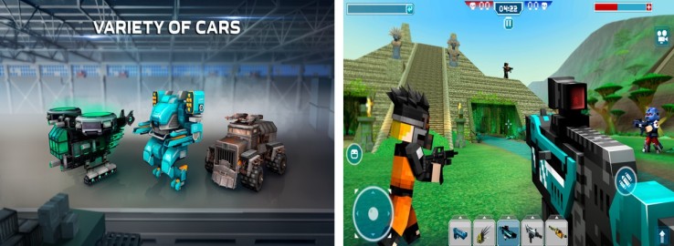 blocky cars online mod apk